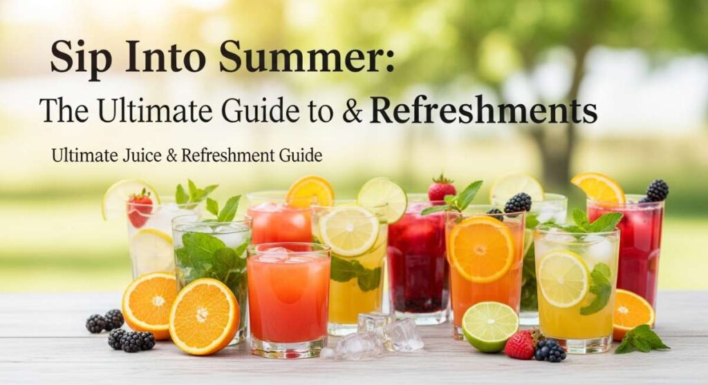 featured: sip into summer: the ultimate guide to juices and refreshments
