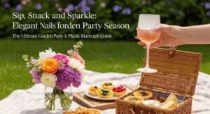 featured: sip, snack, and sparkle: elegant nails for garden party season