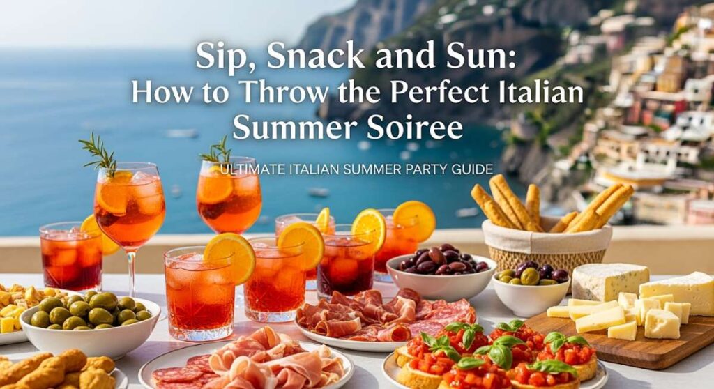 Sip, Snack, and Sun: How to Throw the Perfect Italian Summer Soiree featured: sip, snack, and sun: how to throw the perfect italian summer soiree