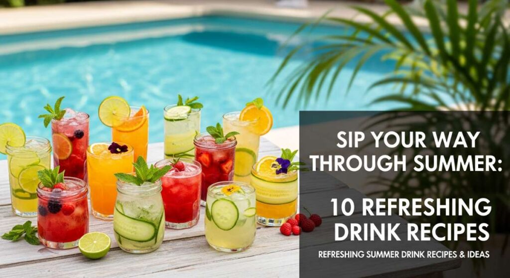 featured: sip your way through summer: 10 refreshing drink recipes