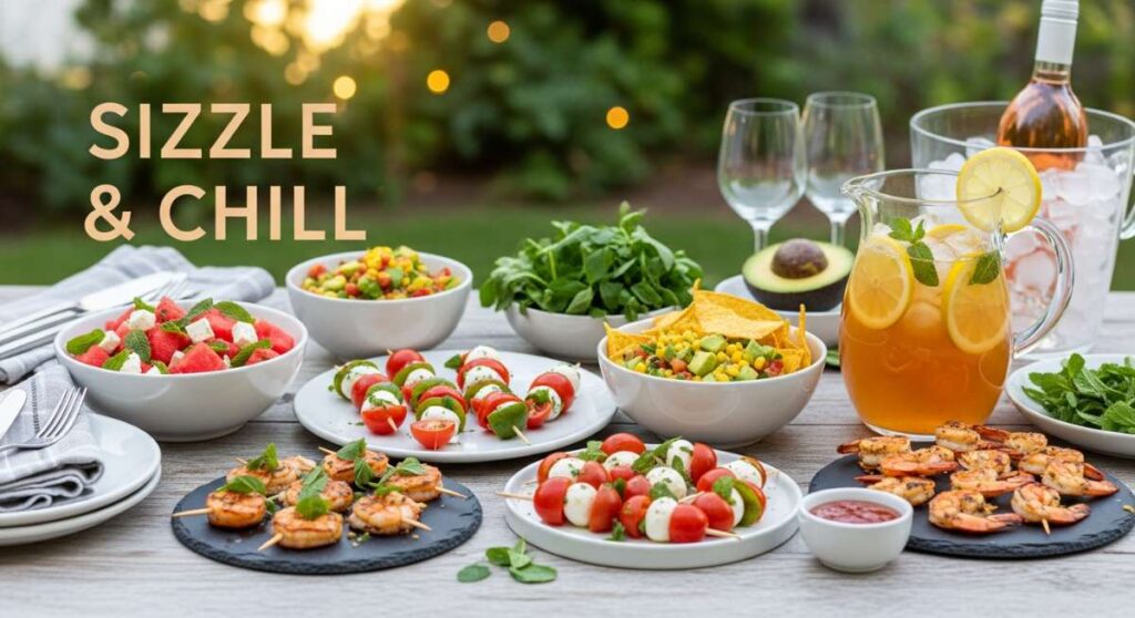 Sizzle & Chill: 10 No-Stress Summer Recipes for Easy Entertaining featured: sizzle & chill: 10 no stress summer recipes for easy entertaining