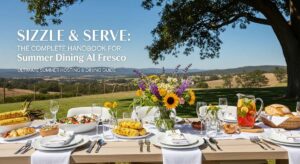 featured: sizzle & serve: the complete handbook for summer dining al fresco