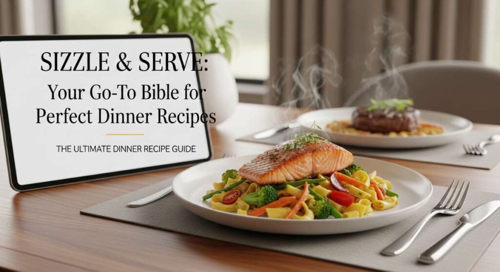 featured: sizzle & serve: your go to bible for perfect dinner recipes