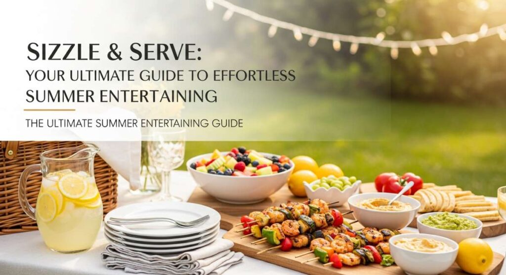 featured: sizzle & serve: your ultimate guide to effortless summer entertaining