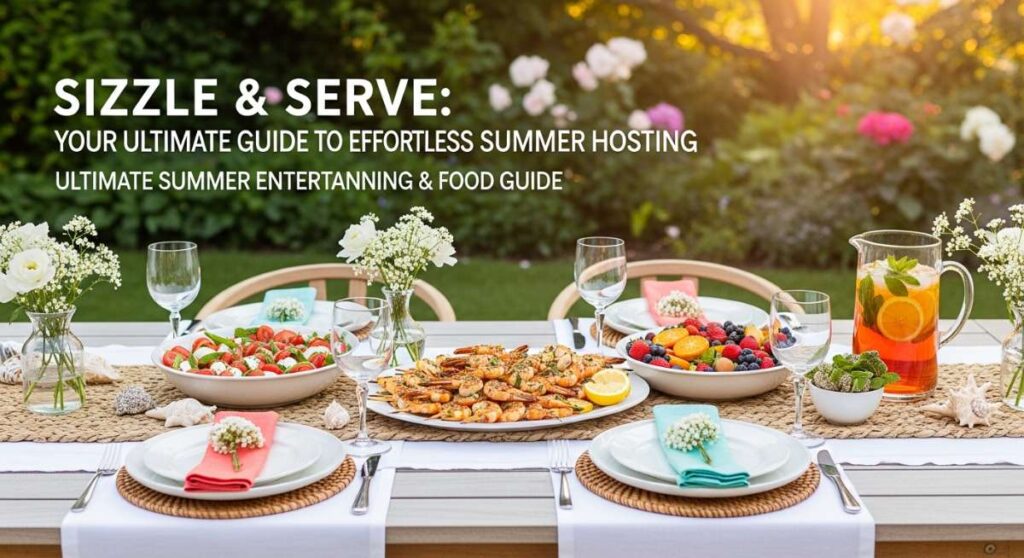featured: sizzle & serve: your ultimate guide to effortless summer hosting