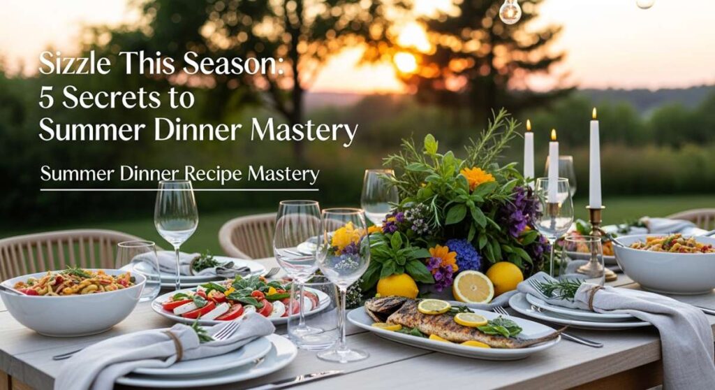 featured: sizzle this season: 5 secrets to summer dinner mastery