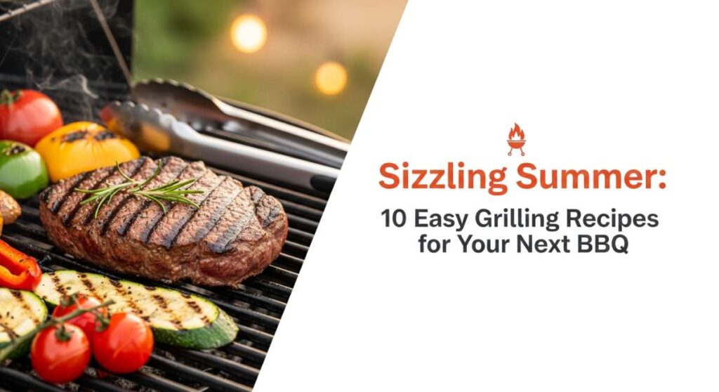 featured: sizzling summer: 10 easy grilling recipes for your next bbq