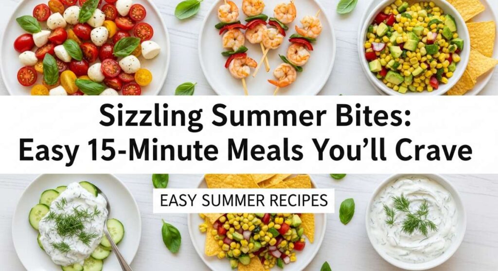 featured: sizzling summer bites: easy 15 minute meals you'll crave