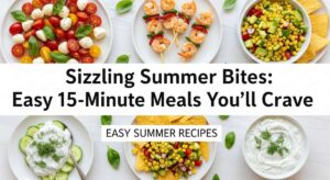 featured: sizzling summer bites: easy 15 minute meals you'll crave