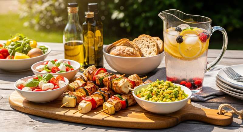 featured: sizzling summer: effortless recipes for outdoor hosting