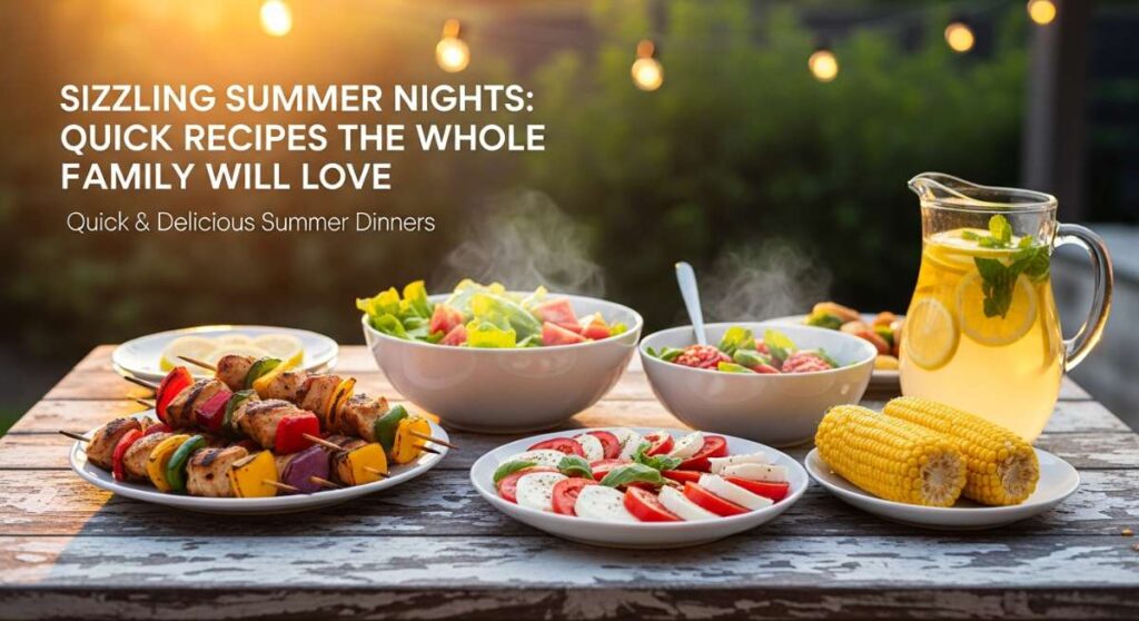 featured: sizzling summer nights: quick recipes the whole family will love