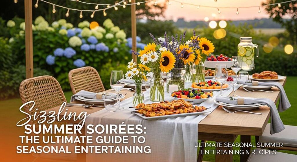 featured: sizzling summer soirées: the ultimate guide to seasonal entertaining