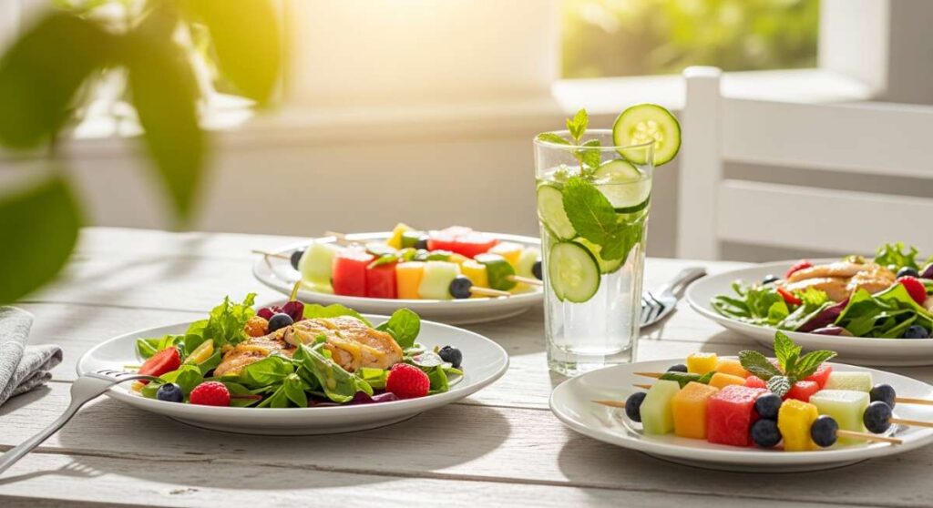 featured: sizzling sun, chilled plates: your ultimate healthy summer menu