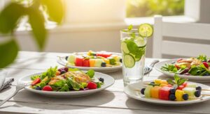 featured: sizzling sun, chilled plates: your ultimate healthy summer menu