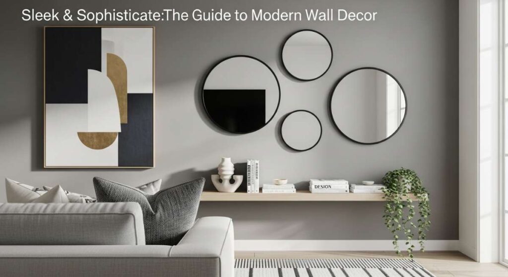 featured: sleek & sophisticated: the ultimate guide to modern wall decor