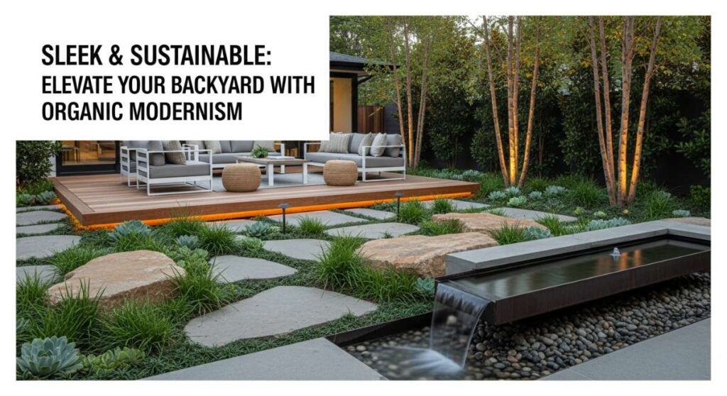 featured: sleek & sustainable: elevate your backyard with organic modernism