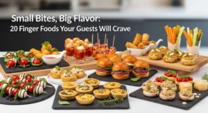 featured: small bites, big flavor: 20 finger foods your guests will crave