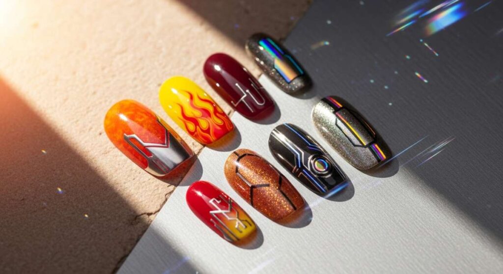 featured: solar flares & cyber chic: the ultimate spring/summer 2026 nail guide