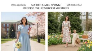 featured: sophisticated spring: dressing for life's biggest milestones