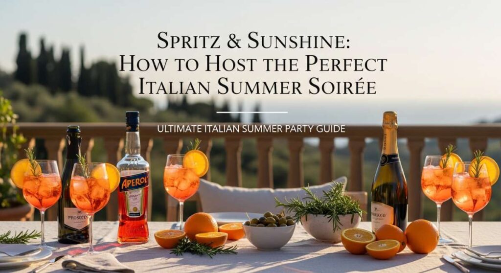 Spritz & Sunshine: How to Host the Perfect Italian Summer Soirée featured: spritz & sunshine: how to host the perfect italian summer soirée