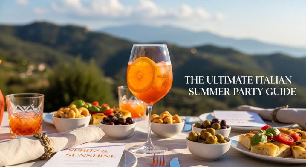 featured: spritz & sunshine: your guide to a perfect italian summer party