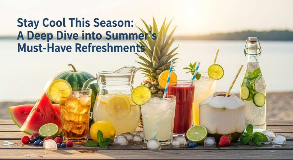 featured: stay cool this season: a deep dive into summer’s must have refreshments