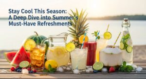 featured: stay cool this season: a deep dive into summer’s must have refreshments