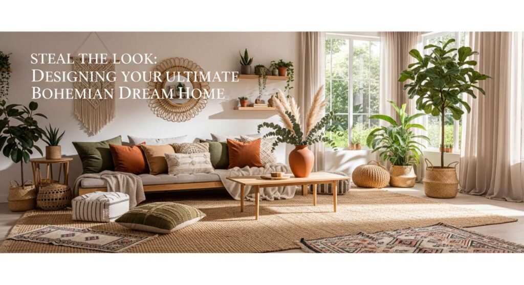 featured: steal the look: designing your ultimate bohemian dream home