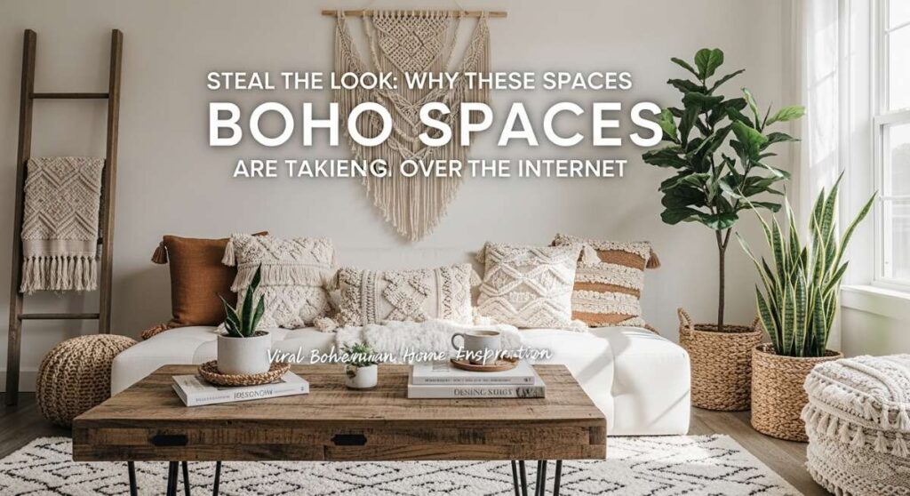 featured: steal the look: why these boho spaces are taking over the internet