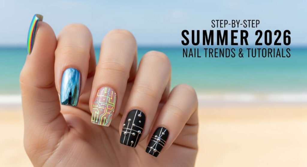 featured: step by step summer 2026: master the season's most futuristic nail designs
