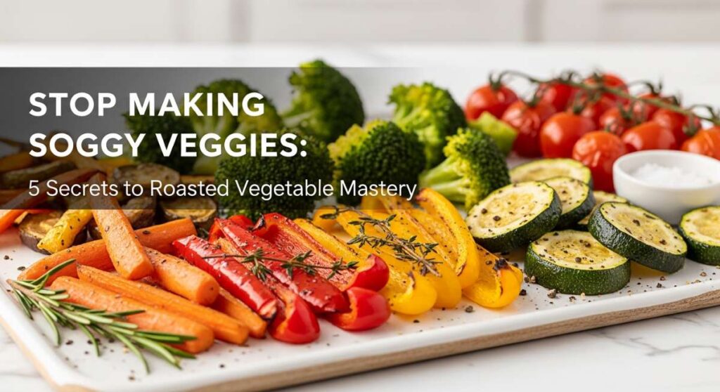 featured: stop making soggy veggies: 5 secrets to roasted vegetable mastery