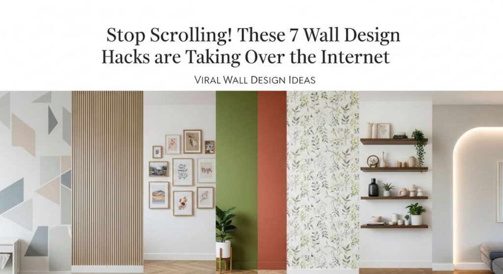 featured: stop scrolling! these 7 wall design hacks are taking over the internet