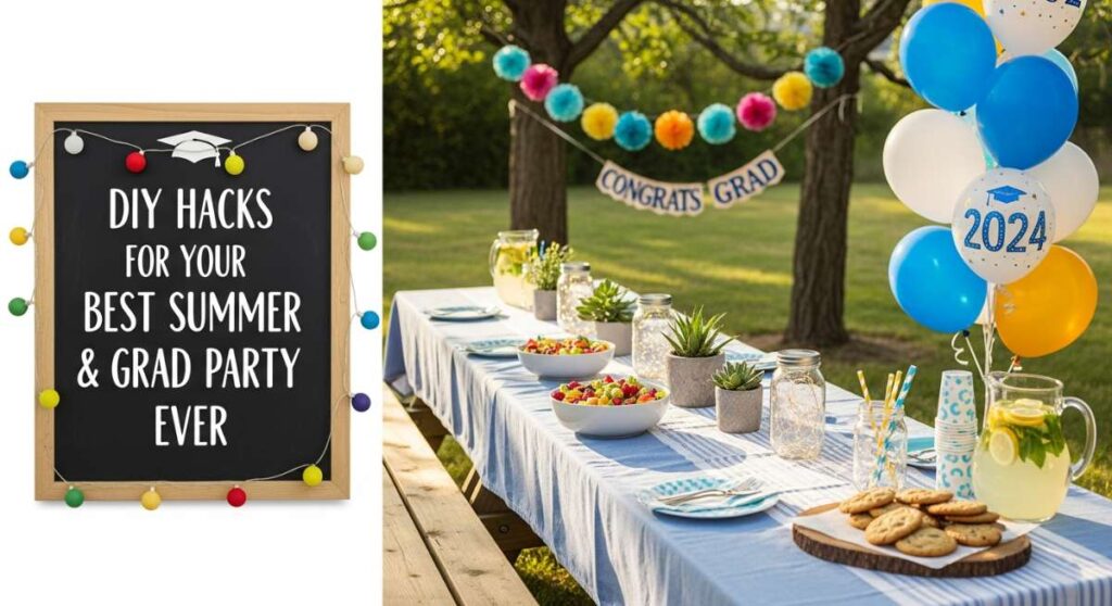 Stress-Free Celebration: DIY Hacks for Your Best Summer & Grad Party Ever featured: stress free celebration: diy hacks for your best summer & grad party ever