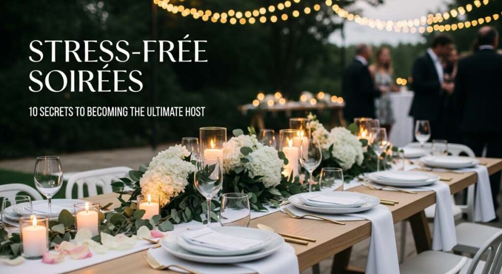 featured: stress free soirées: 10 secrets to becoming the ultimate host