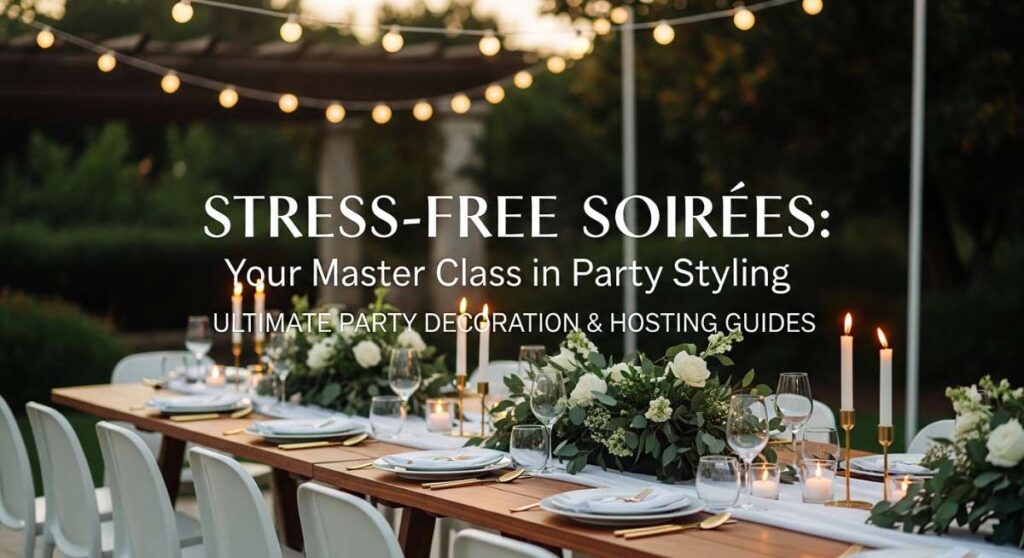 Stress-Free Soirées: Your Master Class in Party Styling featured: stress free soirées: your master class in party styling