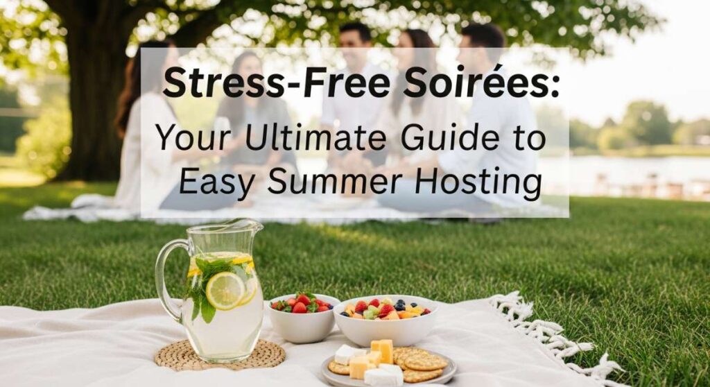 featured: stress free soirées: your ultimate guide to easy summer hosting
