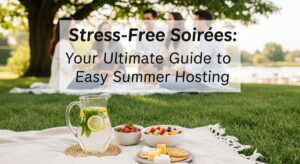 featured: stress free soirées: your ultimate guide to easy summer hosting