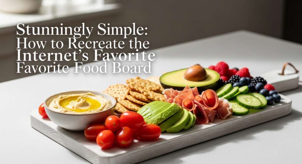 featured: stunningly simple: how to recreate the internet's favorite food board