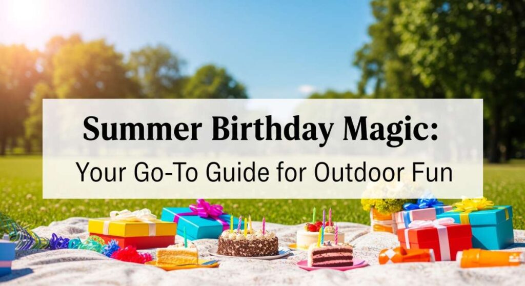 Summer Birthday Magic: Your Go-To Guide for Outdoor Fun featured: summer birthday magic: your go to guide for outdoor fun