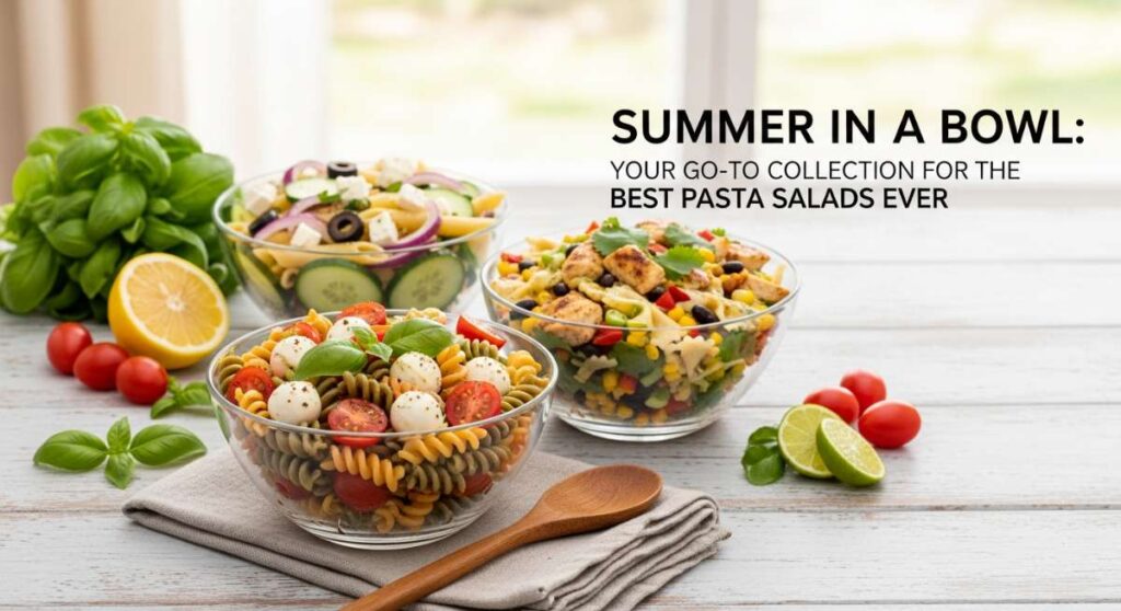featured: summer in a bowl: your go to collection for the best pasta salads ever