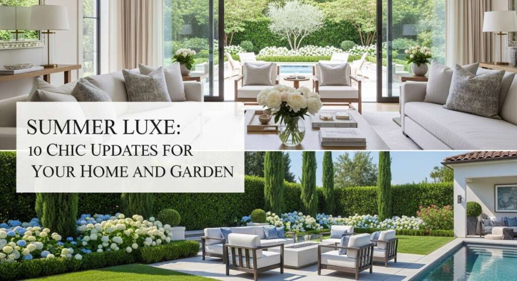 featured: summer luxe: 10 chic updates for your home and garden