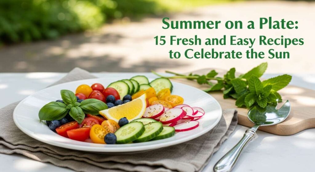 featured: summer on a plate: 15 fresh and easy recipes to celebrate the sun