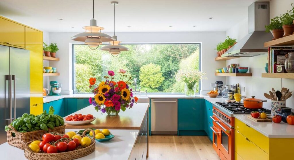featured: summer soul: bringing bold colors and light into your cooking space