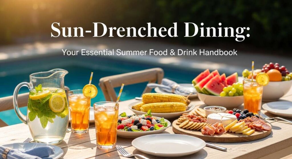 featured: sun drenched dining: your essential summer food & drink handbook