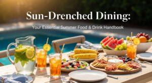 featured: sun drenched dining: your essential summer food & drink handbook