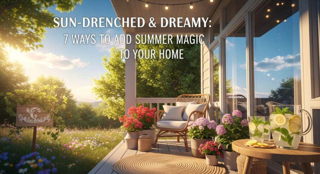 featured: sun drenched & dreamy: 7 ways to add summer magic to your home