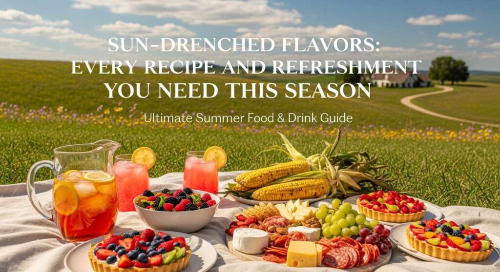 featured: sun drenched flavors: every recipe and refreshment you need this season