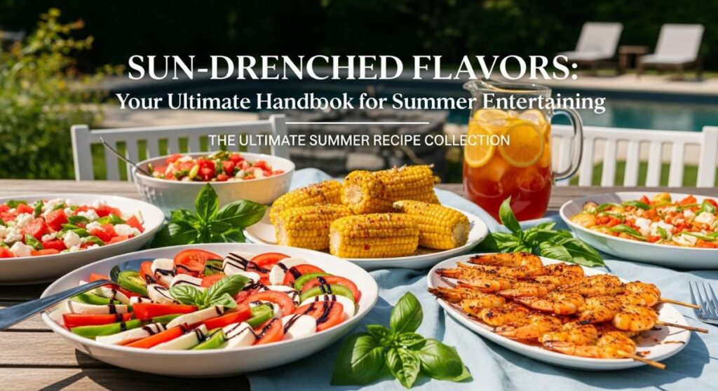 Sun-Drenched Flavors: Your Ultimate Handbook for Summer Entertaining featured: sun drenched flavors: your ultimate handbook for summer entertaining