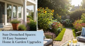featured: sun drenched spaces: 10 easy summer home & garden upgrades