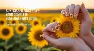 featured: sun kissed fingertips: your complete sunflower nail art guide